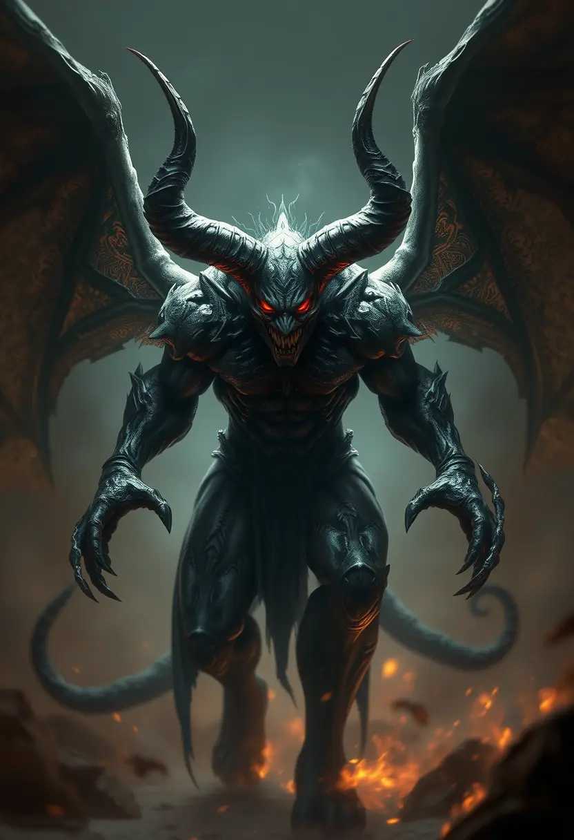 Illustration of a demon